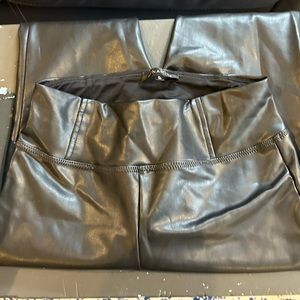 Leather leggings